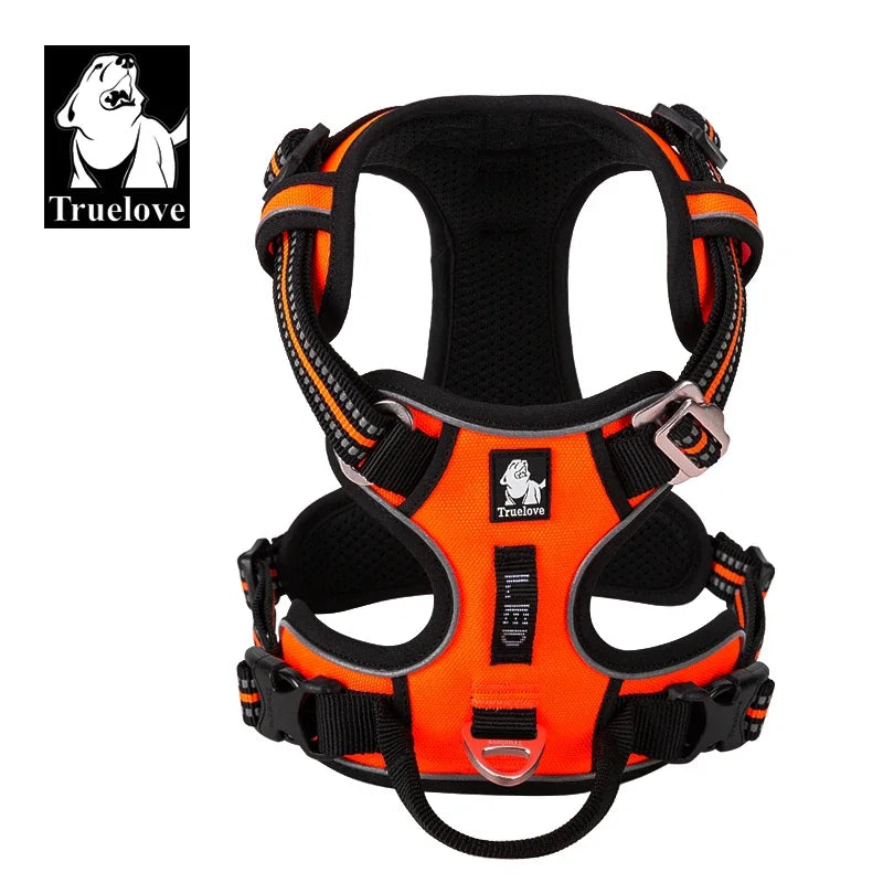 Trueline No-Pull Dog Harness size chart